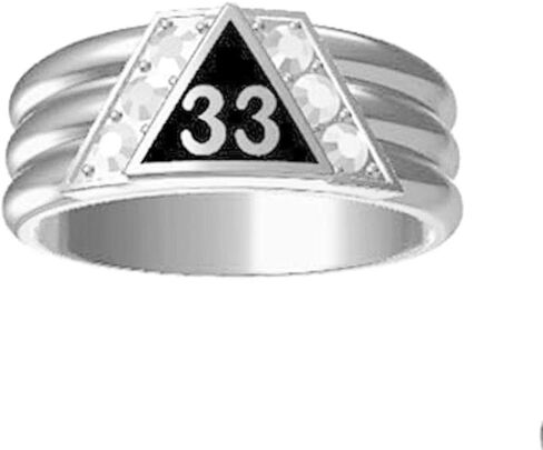 T86 Scottish Rite 33 Degree Stainless Steel Ring 33rd Thirty Third Freemason Mason in Kuwait