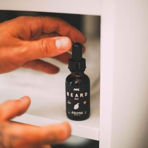 O'Douds Beard Oil for Men - Natural, Vegan Beard Conditioner & Mustache Oil with Jojoba Oil - Softens & Moisturizes Beards & Mustaches with Forest Scent (1oz.) in Saudi Arabia