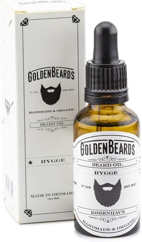 Golden Beards Oil Conditioner - All Natural Unscented Argan & Jojoba Oil -Softens, Smooths & Strengthens Beard Growth - Grooming Beard and Mustache Maintenance Treatment, 1 Pack in Saudi Arabia