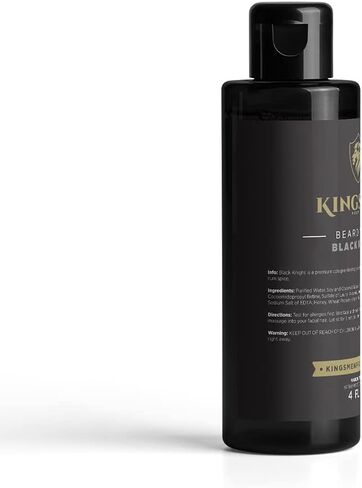 Beard Wash - Kingsmen Premium - Holy Grail, Shower-Fresh Scent Beard Shampoo - Moisturizing Ingredients, Gentle Cleanser for Beards and Mustaches - Men’s Grooming Beard Wash For Beard Growth in Saudi Arabia