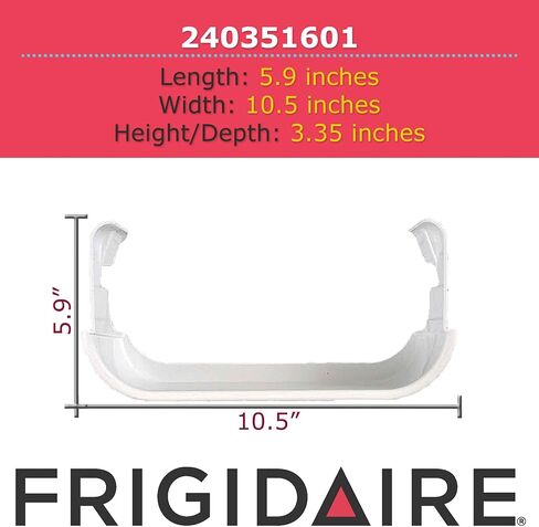 Frigidaire 240351601 Door Bin for Refrigerator, White in Saudi Arabia