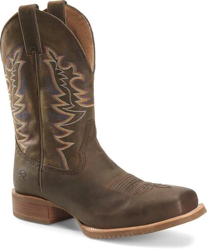 Double-H Boots - Mens - Mens 11 inch Wide Square Toe Roper Brown in Saudi Arabia