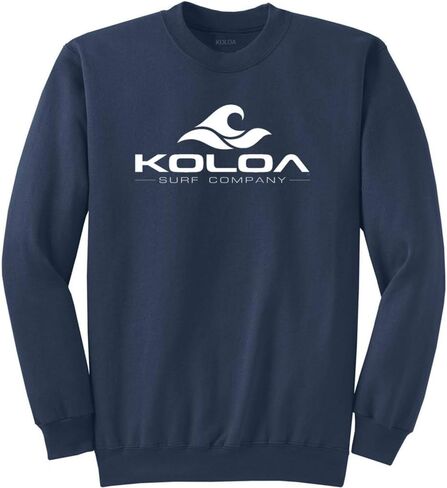 Koloa Surf Classic Wave Heavyweight Tall Crewneck Sweatshirts. LT-4XLT in Kuwait