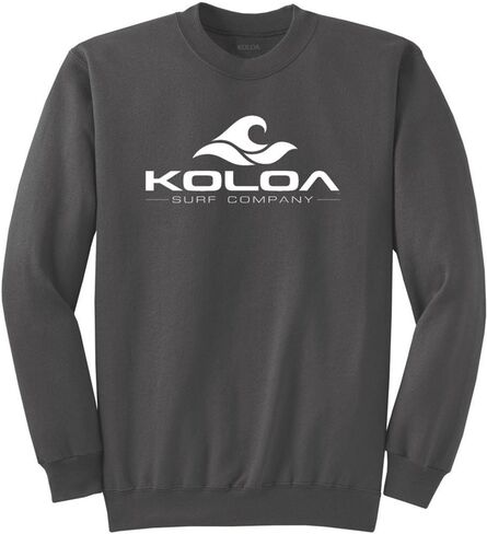 Koloa Surf Classic Wave Heavyweight Tall Crewneck Sweatshirts. LT-4XLT in Kuwait
