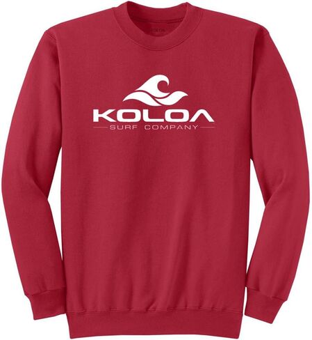 Koloa Surf Classic Wave Heavyweight Tall Crewneck Sweatshirts. LT-4XLT in Kuwait