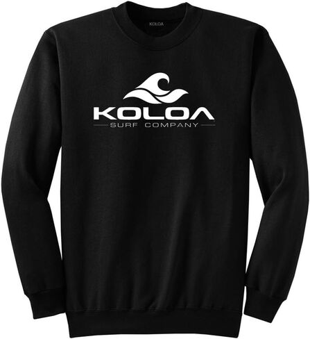 Koloa Surf Classic Wave Heavyweight Tall Crewneck Sweatshirts. LT-4XLT in Kuwait