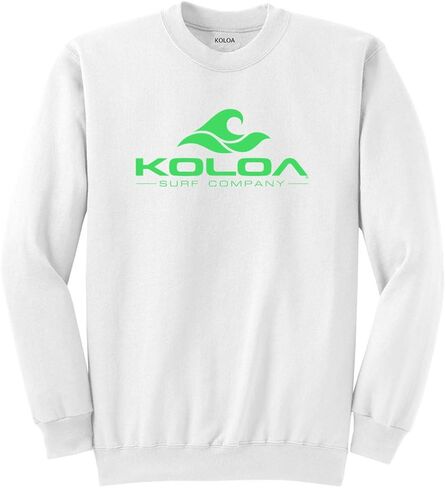 Koloa Surf Classic Wave Heavyweight Tall Crewneck Sweatshirts. LT-4XLT in Kuwait