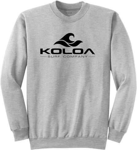 Koloa Surf Classic Wave Heavyweight Tall Crewneck Sweatshirts. LT-4XLT in Kuwait