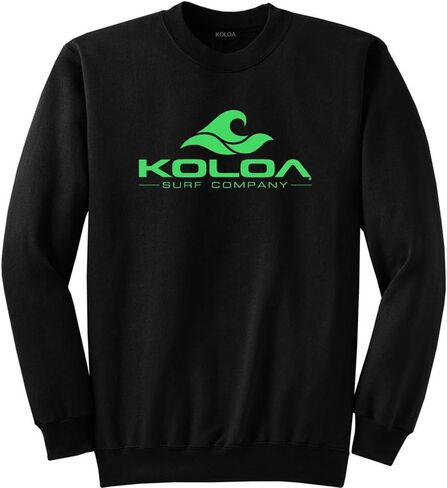 Koloa Surf Classic Wave Heavyweight Tall Crewneck Sweatshirts. LT-4XLT in Kuwait