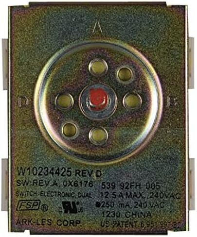 YesParts W10234425 Durable Cooktop Switch Inf compatible with WPW10234425 1548306 AH2366868 EA2366868 in Saudi Arabia