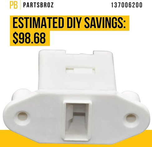 Upgraded 137006200 Washer Pedestal Latch by PartsBroz - Compatible Electrolux Frigidaire Washer Door Parts - Replaces AP4368805 AH2349356 PS2349356-1-1/2 Inches in Length, 2 Inches in Width in Saudi Arabia