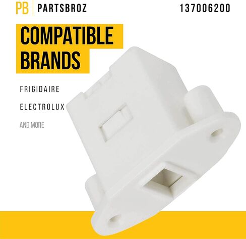 Upgraded 137006200 Washer Pedestal Latch by PartsBroz - Compatible Electrolux Frigidaire Washer Door Parts - Replaces AP4368805 AH2349356 PS2349356-1-1/2 Inches in Length, 2 Inches in Width in Saudi Arabia