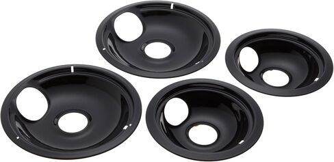 Stanco 5557 Drip Bowl Universal, Porcelain coated metal drip bowls (Pack of 4) in Saudi Arabia