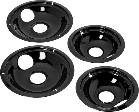 Stanco 5557 Drip Bowl Universal, Porcelain coated metal drip bowls (Pack of 4) in Saudi Arabia