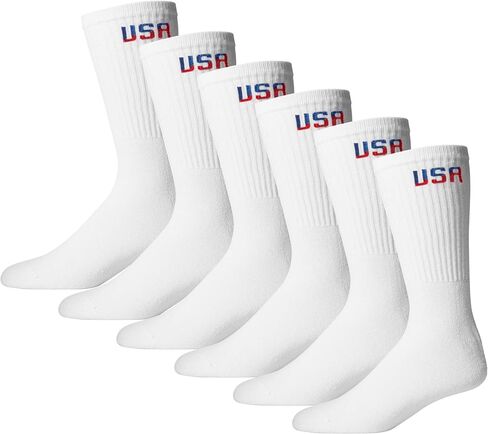 Everyday Crew Socks for Men - Cotton Socks by American Made - 12-Pack in Saudi Arabia
