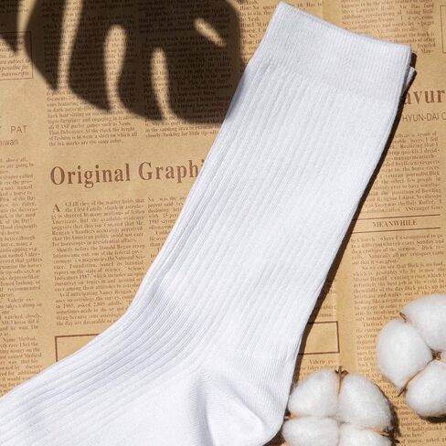 Quality Hygroscopic Comfy Breathable 100% Cotton Socks for Men & Women … in Saudi Arabia