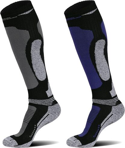 Merino Wool Ski Socks for Mens Womens Knee High Thermal Snowboarding Socks for Cold Weather in Saudi Arabia