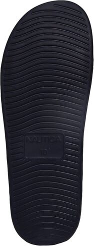 صنادل الاستحمام الرجالية من Nautica مفتوحة عند الأصابع، شبشب منزل ناعم للاستخدام الداخلي والخارجي in Kuwait
