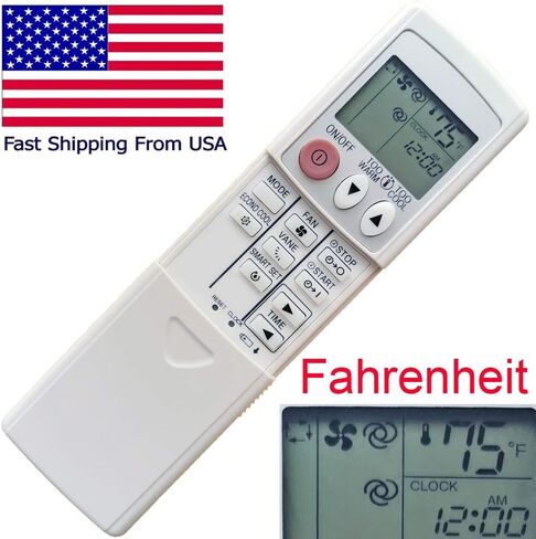 CHOUBENBEN Replacement Mitsubishi Electric Mr Slim Air Conditioner Remote Control MS-A09WA MS-A12WA MSY-A15NA MSY-A17NA in Saudi Arabia
