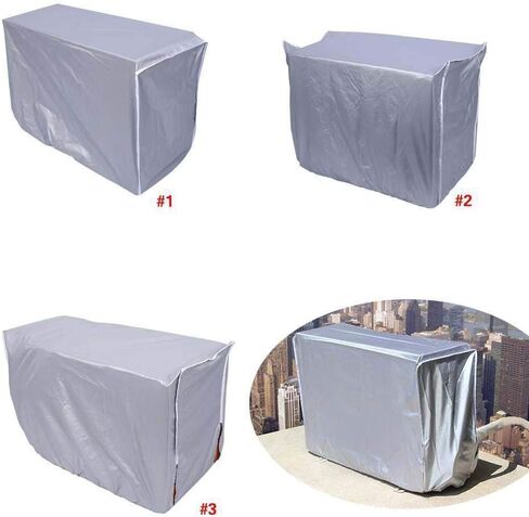 Air Conditioner Cover, Hosmide Outdoor Air Conditioner Cover Waterproof Dustproof Durable for Air Conditioner (34''Lx13''Wx20''H) in Saudi Arabia