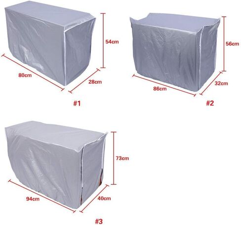 Air Conditioner Cover, Hosmide Outdoor Air Conditioner Cover Waterproof Dustproof Durable for Air Conditioner (34''Lx13''Wx20''H) in Saudi Arabia