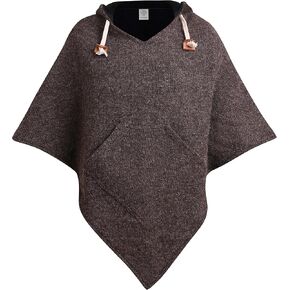 virblatt - Poncho Men and Poncho Women | Wool & Fleece | Wool Poncho Men | Unisex | Mens Poncho Hooded Pancho Winter in Saudi Arabia