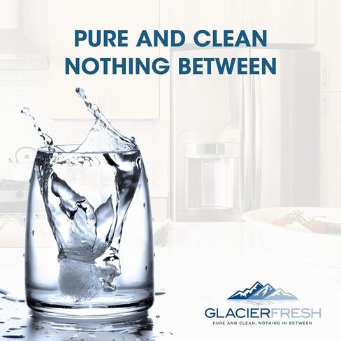 GLACIER FRESH LT1000PC Replacement Water Filter, Compatible with LT1000PC/PCS, LT1000PC, LT-1000PC, MDJ64844601, ADQ747935 ADQ74793504 Water Filter 4 Pack in Saudi Arabia