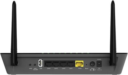 netgear ac1600 ثنائي النطاق واي فاي راوتر Gigabit (r6250), Black AC1200 in Saudi Arabia