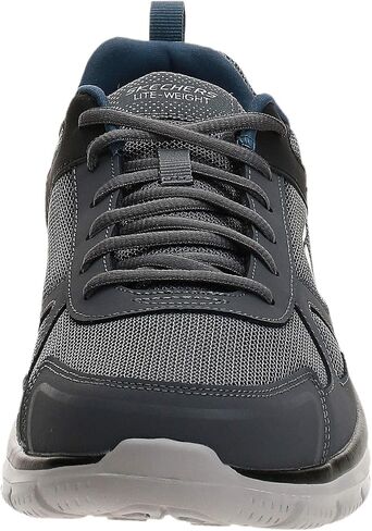 Skechers Men's Track Scloric Oxford, Gray/Navy, 11 2E US in Saudi Arabia