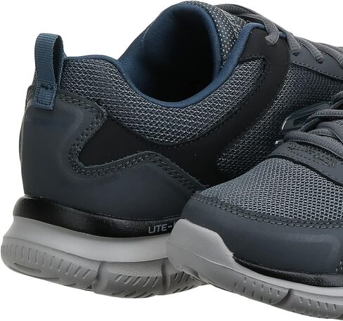 Skechers Men's Track Scloric Oxford, Gray/Navy, 11 2E US in Saudi Arabia