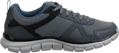 Skechers Men's Track Scloric Oxford, Gray/Navy, 11 2E US in Saudi Arabia