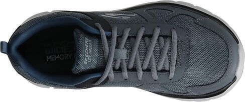 Skechers Men's Track Scloric Oxford, Gray/Navy, 11 2E US in Saudi Arabia