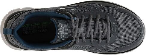 Skechers Men's Track Scloric Oxford, Gray/Navy, 11 2E US in Saudi Arabia