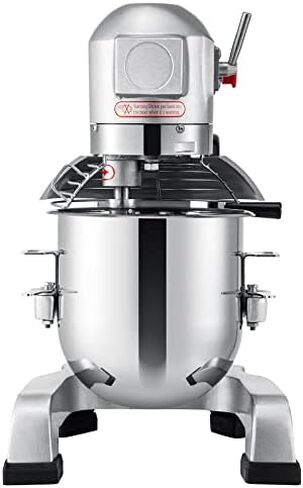 Happybuy 20Qt Commercial Food Mixer with Timing Function， Commercial Mixer 1100W Stainless Steel Bowl Heavy Duty Electric Food Mixer Commercial with 3 Speeds Adjustable, Perfect for Bakery Pizzeria in Saudi Arabia