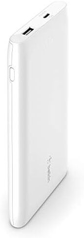 Belkin USB-C Power Bank 10K, Fast Charging Portable Battery Pack w/USB-C + USB Ports-White & 40W Dual Port USB C Wall Charger-USB Type C Charger Fast Charging-USBC Charger in Saudi Arabia