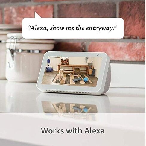 Ring Outdoor Cam (Stick Up Cam) | Weather-Resistant Outdoor Camera, Live View, Color Night Vision, Two-Way Talk, Motion alerts, Works with Alexa | White in Kuwait