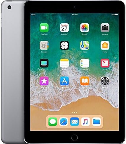 Apple 9.7in iPad (Early 2018, 32GB, Wi-Fi Only, Silver) MR7G2LL/A (Renewed) in Kuwait
