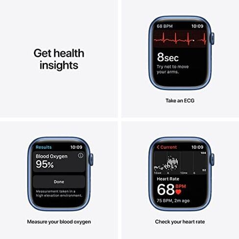 Apple Watch Series 7 (GPS + Cellular, 41mm) Silver Stainless Steel Case with Silver Milanese Loop (Renewed) in Saudi Arabia