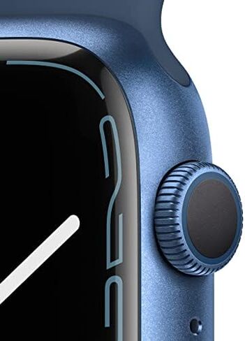Apple Watch Series 7 (نظام تحديد المواقع + شبكة خلوية، مقاس 45 ملم) هيكل من الألومنيوم باللون الأخضر مع سوار رياضي من نوع Clover، عادية (متجددة) in Kuwait