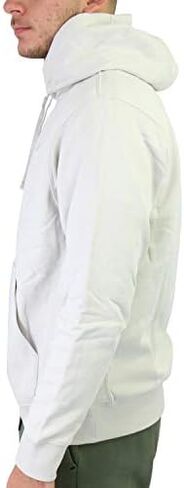Nike Pull Over Hoodie, Dark Grey Heather/Mattelic Silver/White, Large in Saudi Arabia