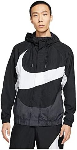 سترة Nike Sportswear Swoosh الرجالية المبطنة المنسوجة DD5967 010 مقاس XL in Saudi Arabia