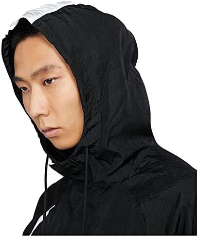 سترة Nike Sportswear Swoosh الرجالية المبطنة المنسوجة DD5967 010 مقاس XL in Saudi Arabia