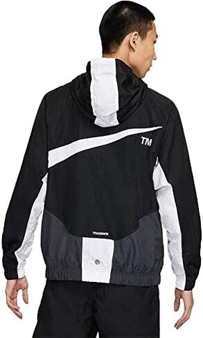 سترة Nike Sportswear Swoosh الرجالية المبطنة المنسوجة DD5967 010 مقاس XL in Saudi Arabia