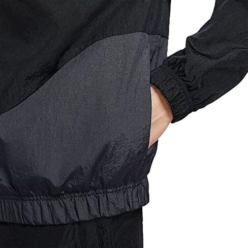 سترة Nike Sportswear Swoosh الرجالية المبطنة المنسوجة DD5967 010 مقاس XL in Saudi Arabia