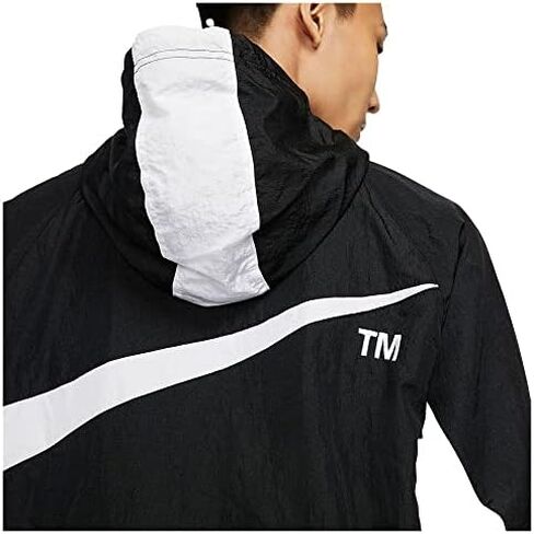 سترة Nike Sportswear Swoosh الرجالية المبطنة المنسوجة DD5967 010 مقاس XL in Saudi Arabia