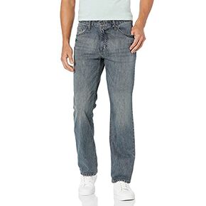 Wrangler Authentics Men’s Relaxed Fit Boot Cut Jean, Tinted Mid Shade, 33W x 32L in Kuwait