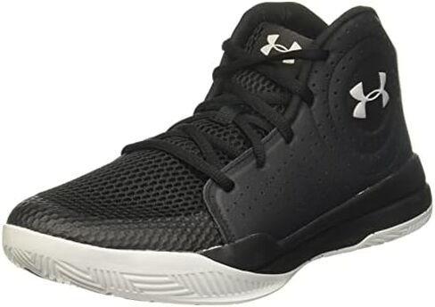 Under Armour unisex child Pre School Jet 2019 Basketball Shoe, Black (001 Black, 2 Little Kid US in Saudi Arabia