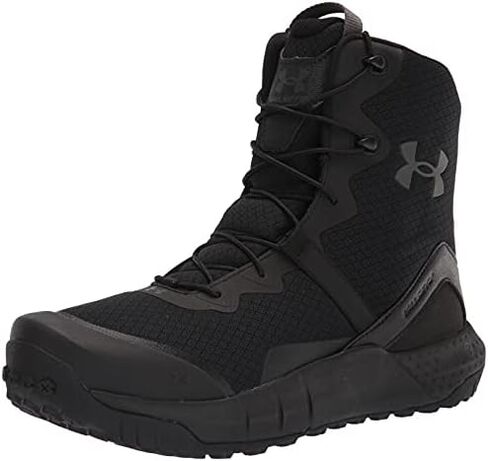Under Armour Men's UA Micro G Valsetz Tactical Boots - 3023743-001 - Black/Black/Pitch Gray - 14 in Saudi Arabia