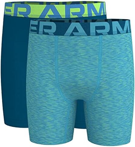 سراويل داخلية قصيرة للأداء للأولاد من Under Armour، طباعة رياضية متنوعة F21، YLG in Saudi Arabia