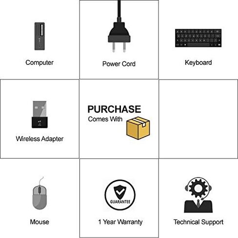 HP Elitedesk 800 G3 Mini Business Desktop (Intel Quad Core i5-6500T, 16GB DDR4 RAM, 512GB SSD) Type-C, DisplayPort DP, WiFi, WiFi, Ethernet, Keyboard+Mouse, Windows 10 Pro 64-bit (Renewed) in Saudi Arabia